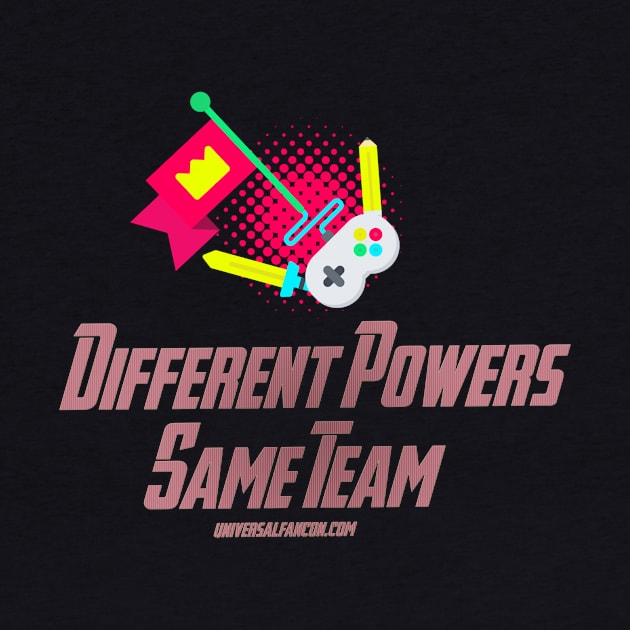 Different Powers Same Team by universalfancon